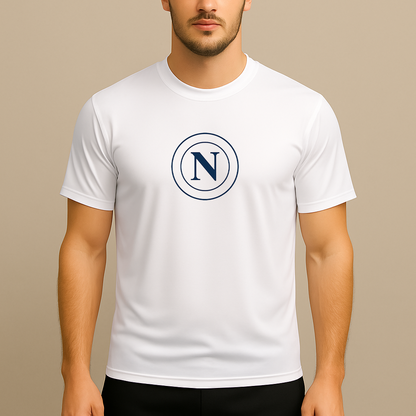 Men's Napoli 2025 Soccer Logo Polyester T-Shirt