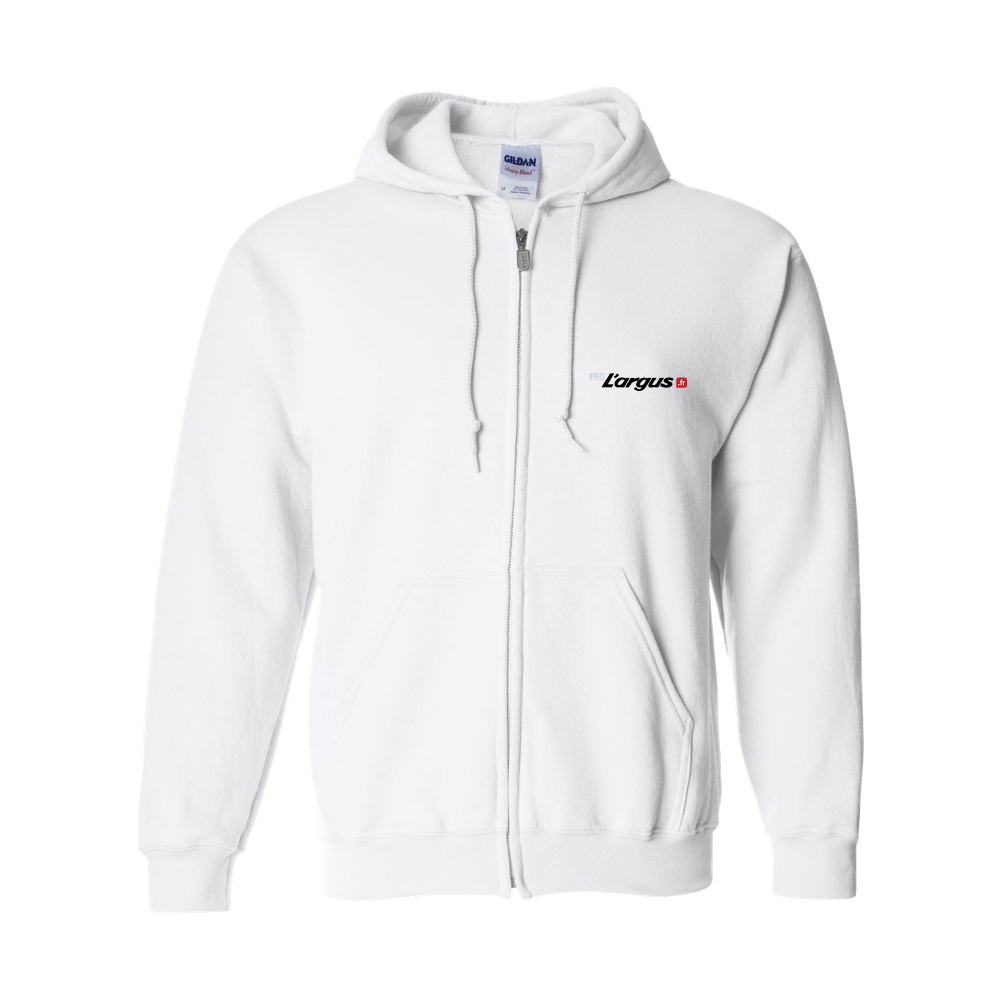 Men's Pro Largus Gildan  Heavy Blend Full Zip Hooded Sweatshirt