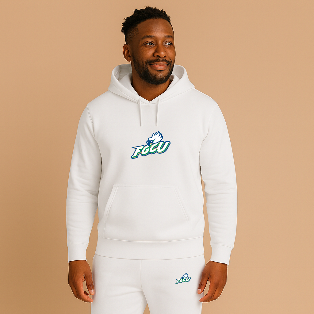 Men's Florida Gulf Coast Eagles Logo Hoodie Joggers Set
