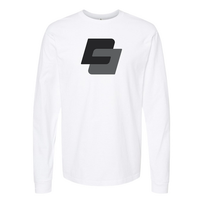 Men's DSD Logo Cotton Long Sleeve T-Shirt