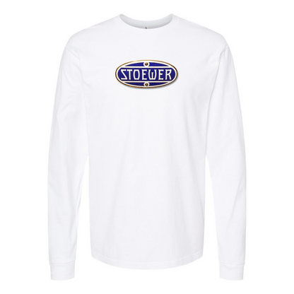 Men's Stoewer Logo Cotton Long Sleeve T-Shirt
