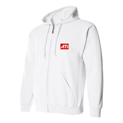 Men's ATI Logo Zipper Hoodie
