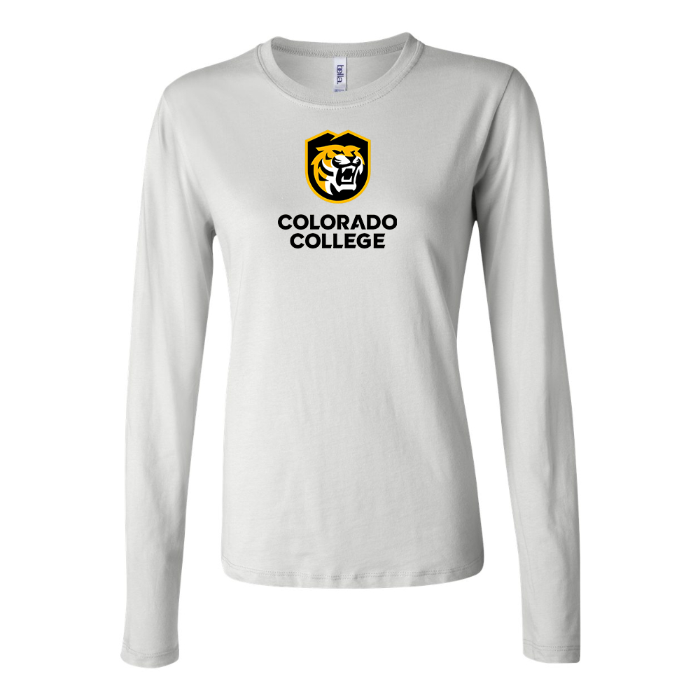 BELLA CANVAS  Colorado College Tigers Jersey Long Sleeve Tee