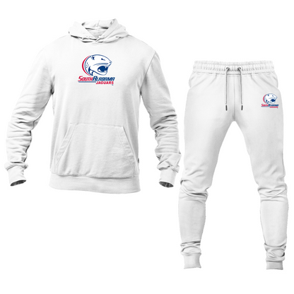 Men's South Alabama Jaguars Logo Hoodie Joggers Set