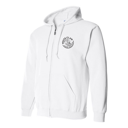 Men's White Claw Logo Zipper Hoodie