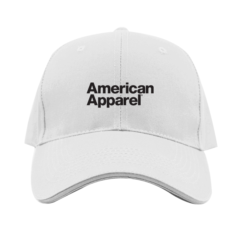 American Apparel  Logo  Dad Baseball Cap Hat