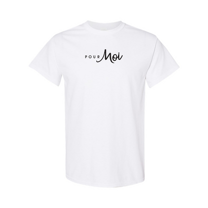 Men's Pour Moi Logo Cotton T-Shirt