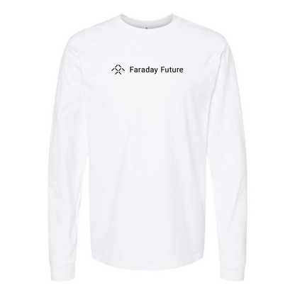 Men's Faraday Future Logo Cotton Long Sleeve T-Shirt