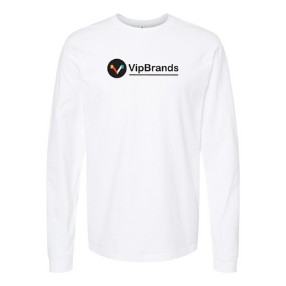 Men's VipBrands  Logo Cotton Long Sleeve T-Shirt