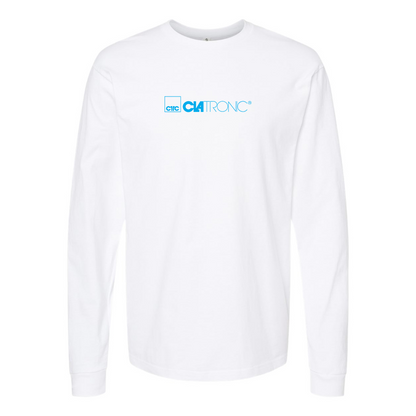 Men's Clatronic Logo Cotton Long Sleeve T-Shirt