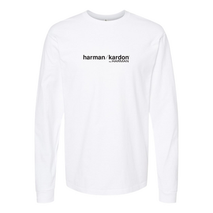 Men's Harman-Kardon Logo Cotton Long Sleeve T-Shirt