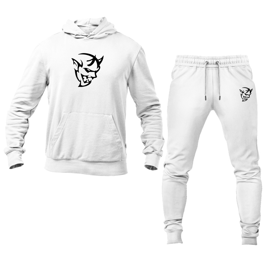 Men's Dodge Demon Logo Hoodie Joggers Set