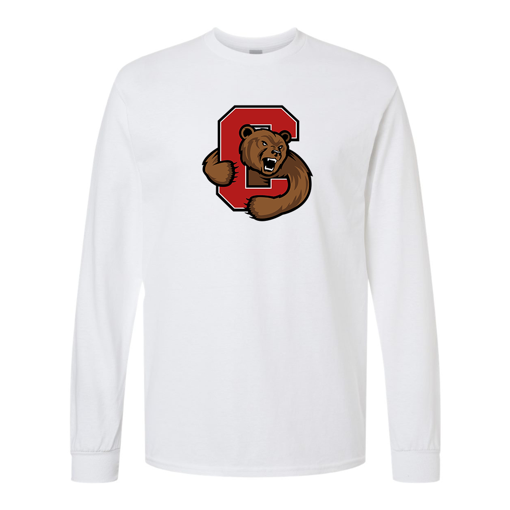 Men's Cornell Big Red Gildan Heavy Cotton Long Sleeve T-Shirt