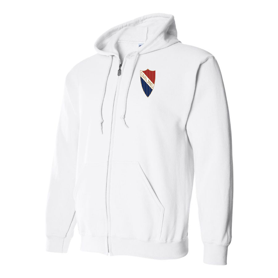Men's Oakland Logo Zipper Hoodie