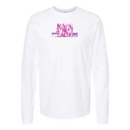 Men's Manic Street Preachers Logo Cotton Long Sleeve T-Shirt