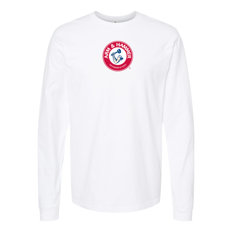 Men's Arm Hammer Logo Cotton Long Sleeve T-Shirt