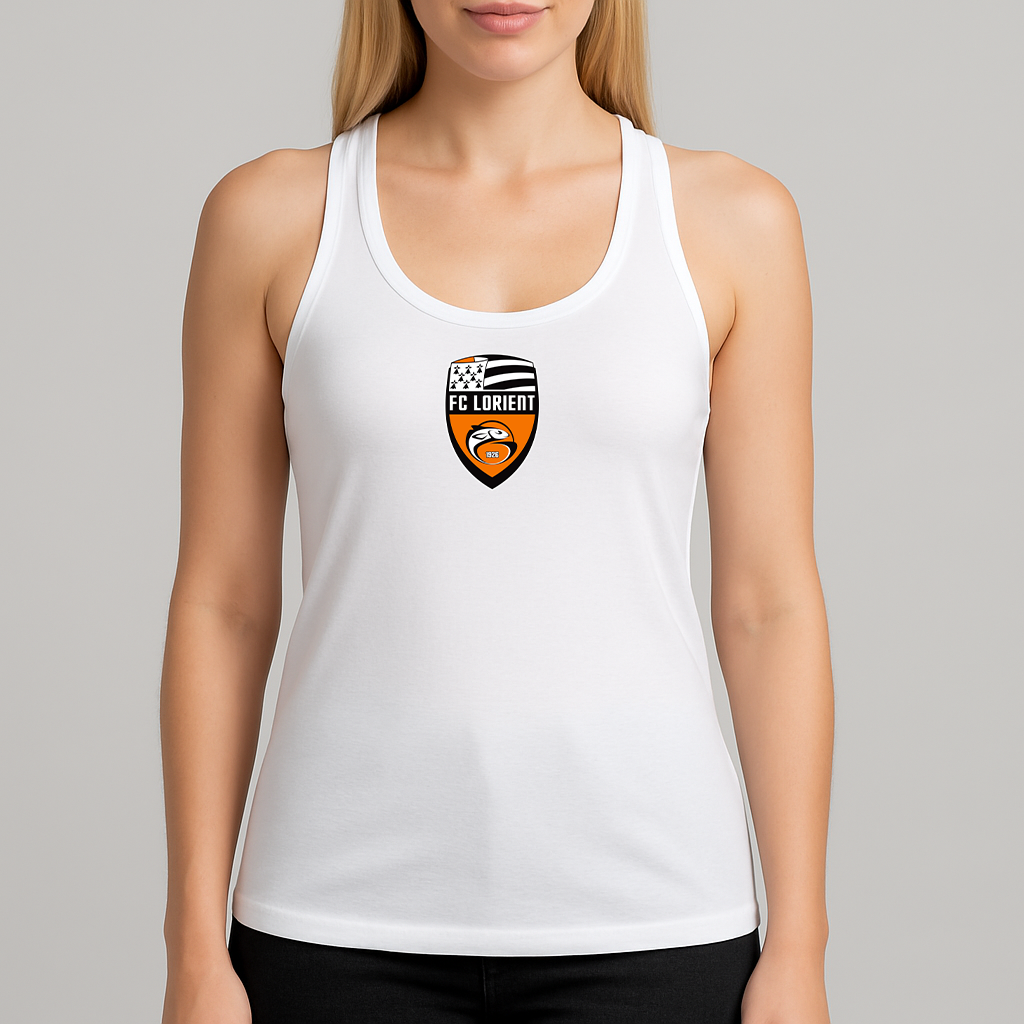 Women's FC Lorient Soccer Logo Next Level Ideal Racerback Tank