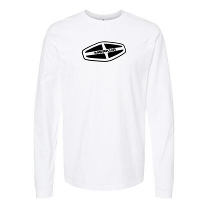 Men's Merkur Logo Cotton Long Sleeve T-Shirt