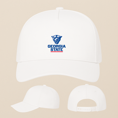 George Georgia State Panthers Logo Five Panel Twill Snapback Cap