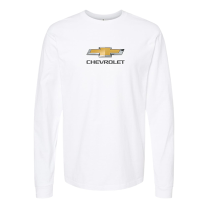 Youth Chevrolet Logo Cotton Long Sleeve T-Shirt