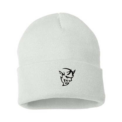 Dodge Demon Logo Beanie Hat