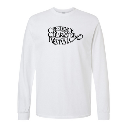 Men's Creedence Clearwater Revival Gildan Heavy Cotton Long Sleeve T-Shirt