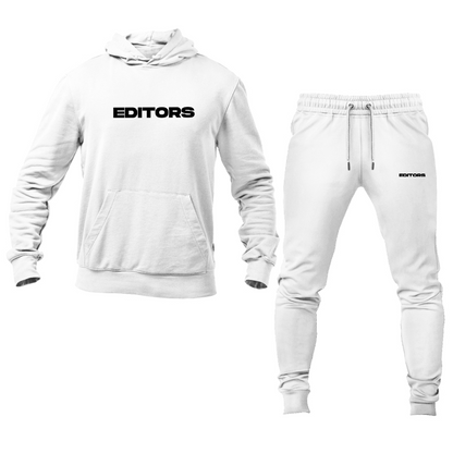 Men's Editors Logo Hoodie Joggers Set