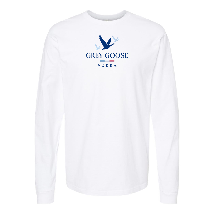 Men's Grey Goose Logo Long Sleeve T-Shirt