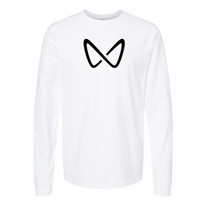Men's Mahindra Logo Cotton Long Sleeve T-Shirt