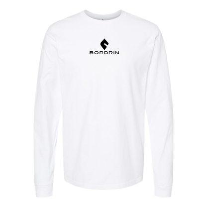 Youth Bordrin Logo Cotton Long Sleeve T-Shirt