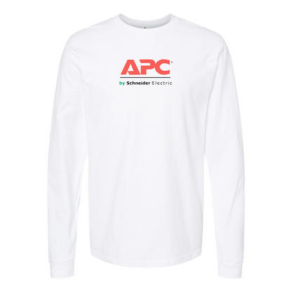 Men's APC  Logo Cotton Long Sleeve T-Shirt