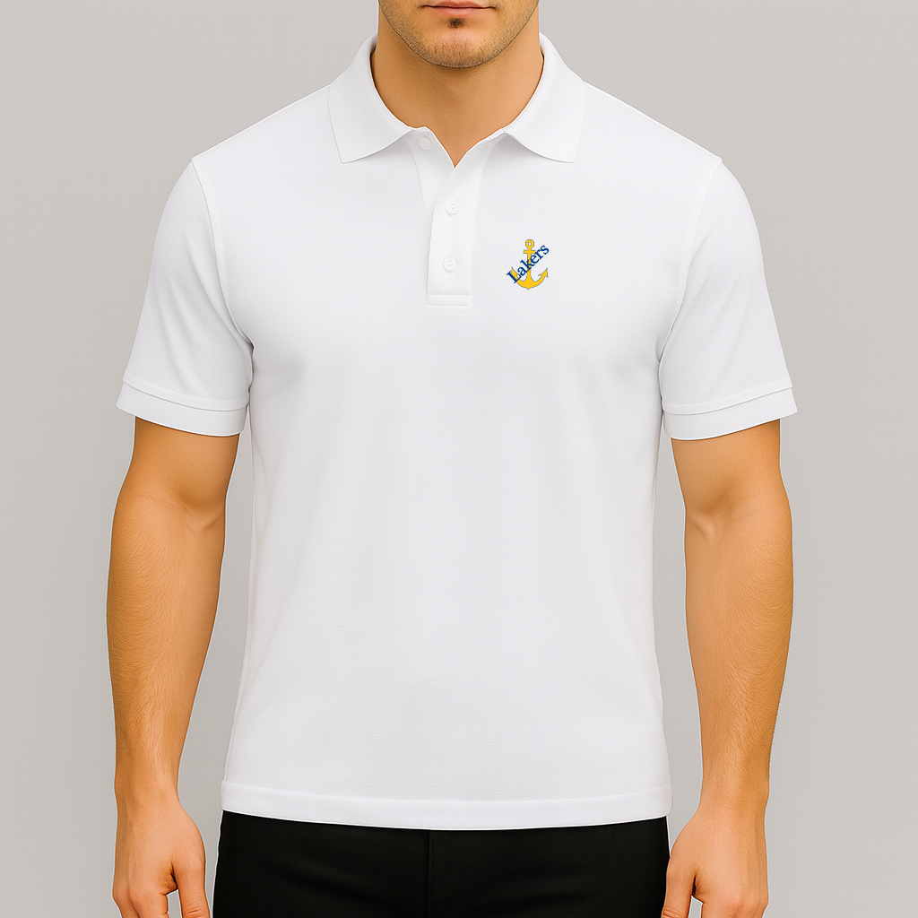 Men's Lake Superior State Lakers Logo Dry Blend Polo