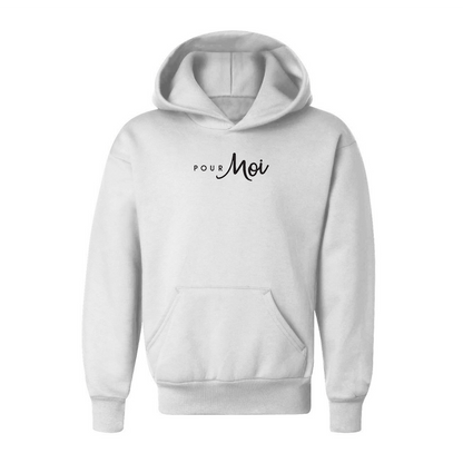 Youth  Pour Moi Logo  Pullover Hoodie