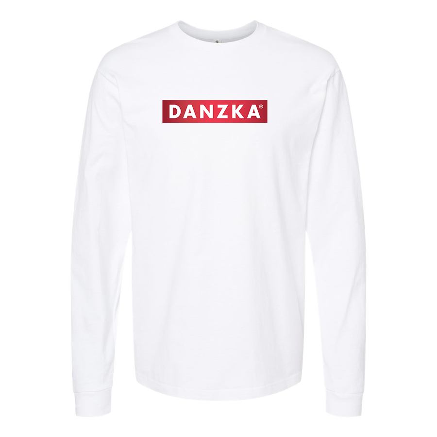 Men's Danzka  Logo Cotton Long Sleeve T-Shirt