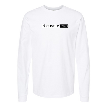 Men's Focusrite Logo Cotton Long Sleeve T-Shirt