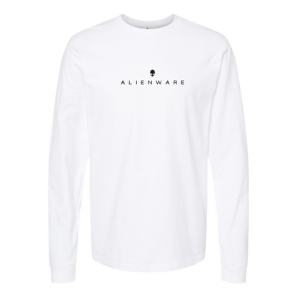 Men's Alienware Logo Cotton Long Sleeve T-Shirt