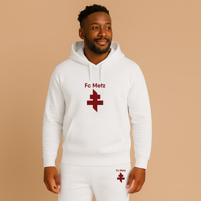 Men's FC Metz Soccer Logo Hoodie Joggers Set