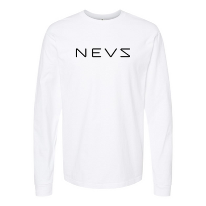 Men's NEVS Logo Long Sleeve T-Shirt