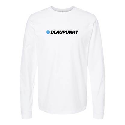 Men's Blaupunkt Logo Cotton Long Sleeve T-Shirt