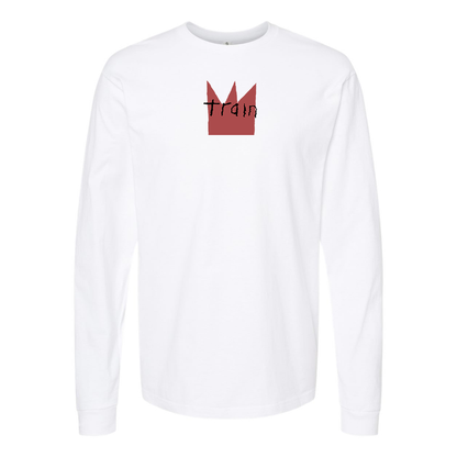 Youth Train Logo Cotton Long Sleeve T-Shirt