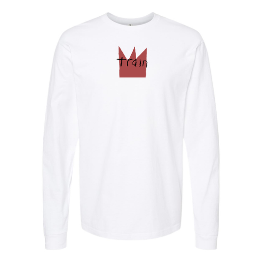Youth Train Logo Cotton Long Sleeve T-Shirt