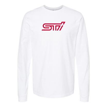 Men's STI Logo Cotton Long Sleeve T-Shirt