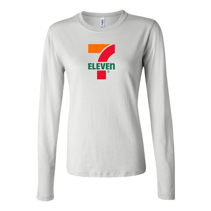 BELLA CANVAS Women’s 7 Eleven Logo Jersey Long Sleeve Tee