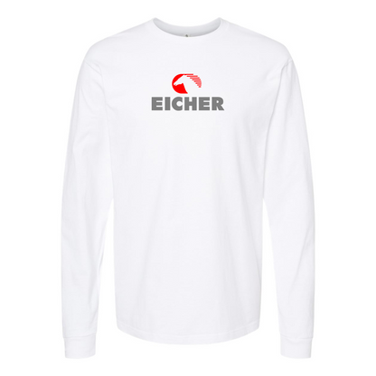 Men's Eicher Logo Cotton Long Sleeve T-Shirt
