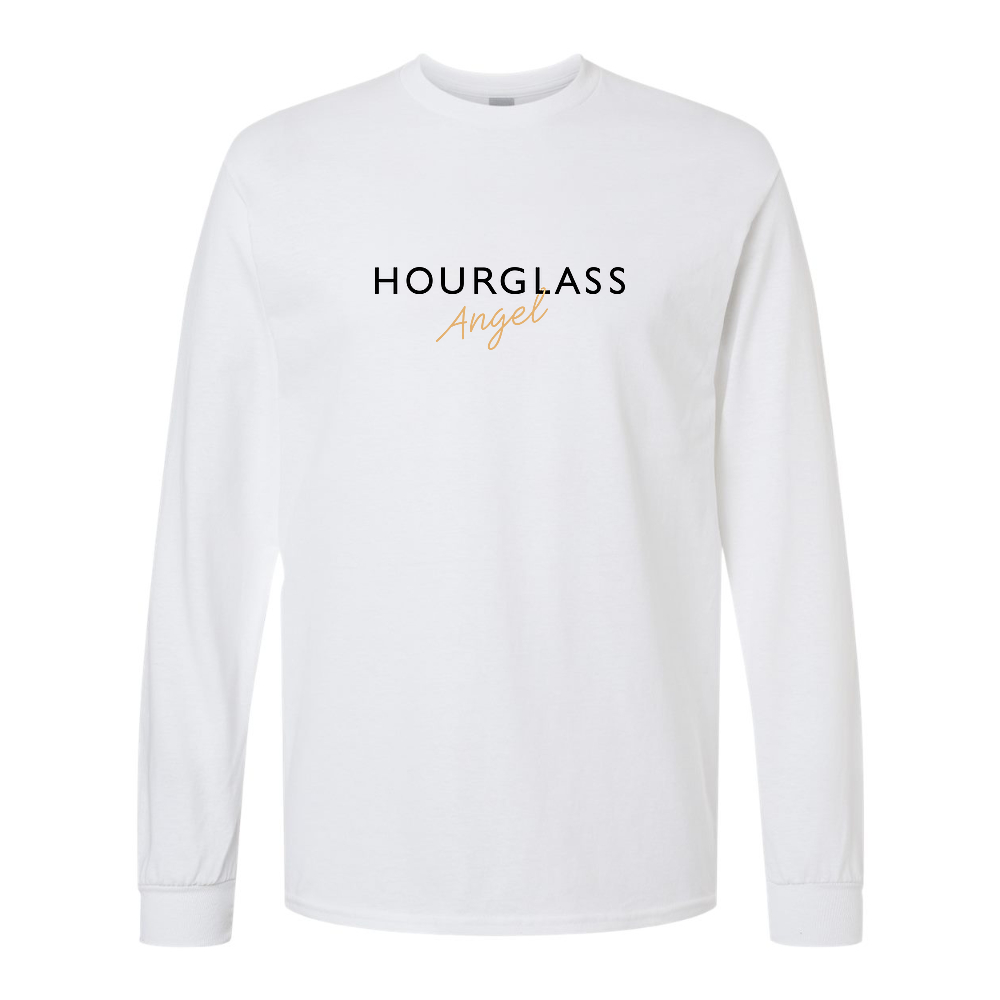 Men's Hourglass Angel  Gildan Heavy Cotton Long Sleeve T-Shirt