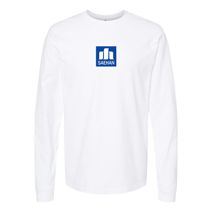 Youth Saehan Motors Logo Cotton Long Sleeve T-Shirt