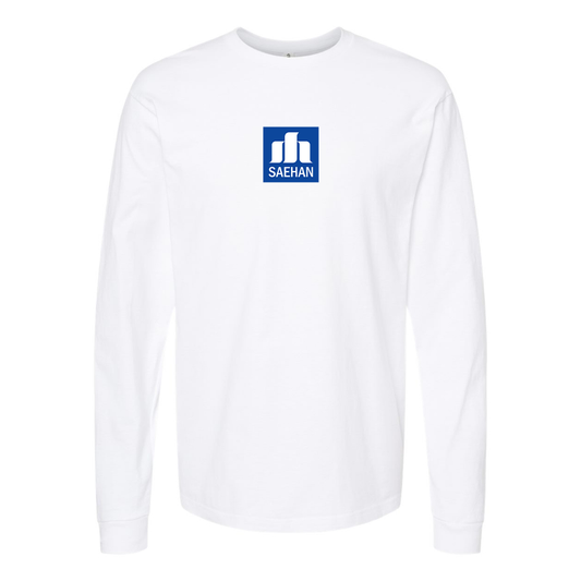 Youth Saehan Motors Logo Cotton Long Sleeve T-Shirt