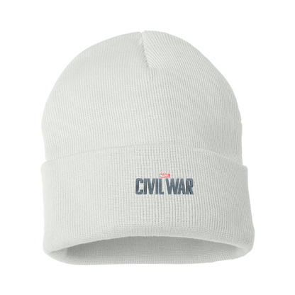 Marvel Civil War   Logo  Beanie Hat
