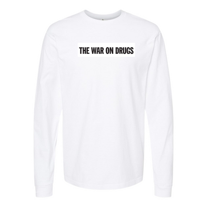 Men's The War on Drugs Logo Cotton Long Sleeve T-Shirt