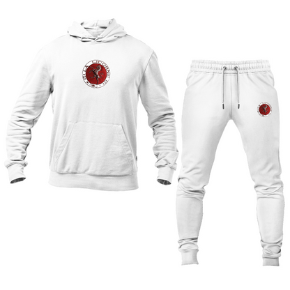 Men's Corre La Licorne Logo Hoodie Joggers Set